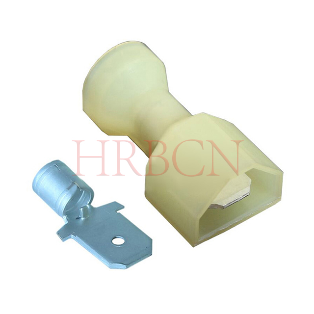 HRB 6,35mm rovná izolovaná zástrčka AWG12-10 | Řada M6351