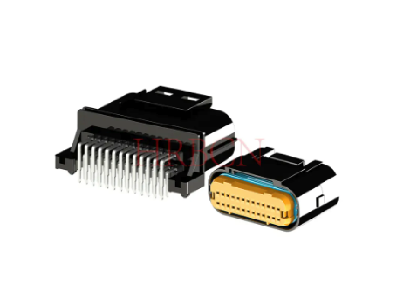 2,5mm rozteč vodiče k desce IP67 vodotěsný konektor s pravoúhlým designem