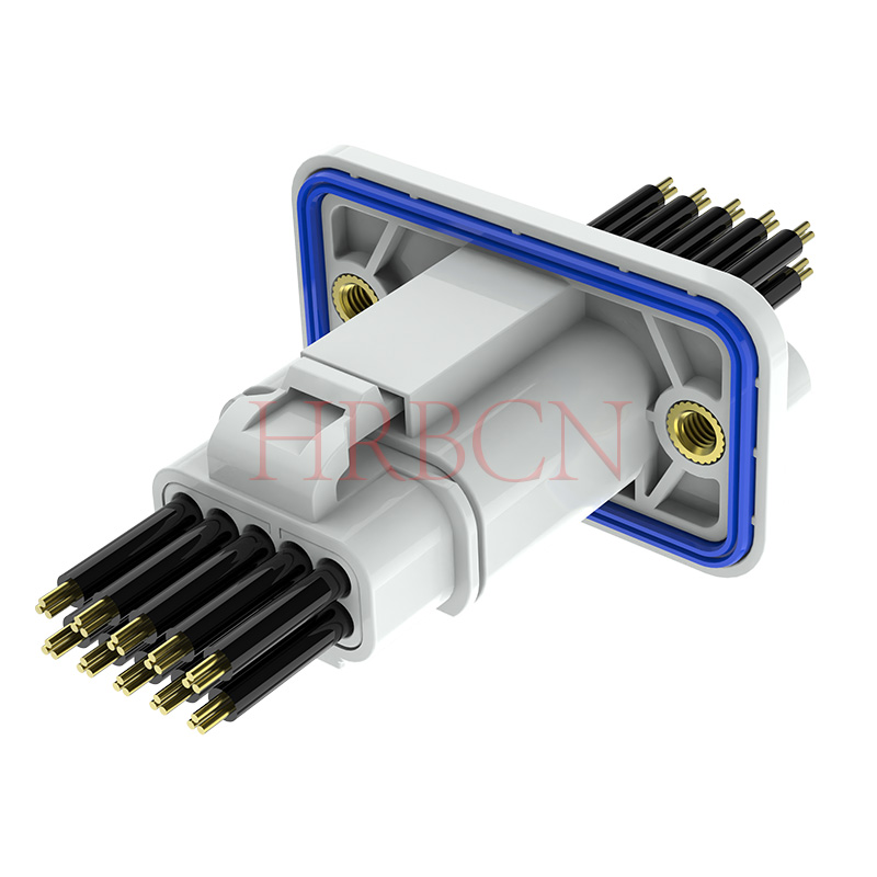 Vodotěsný napájecí konektor HRB 4,0 mm Wire To Wire s montáží na panel