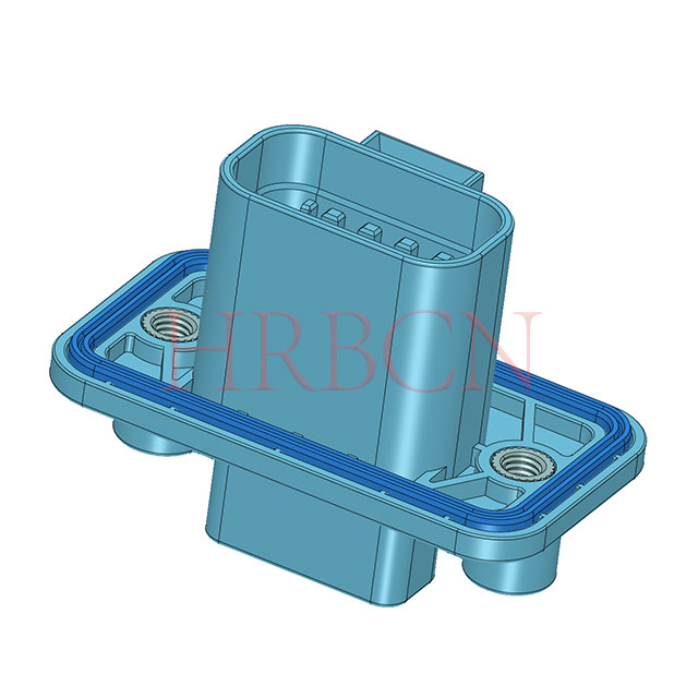 Vodotěsný napájecí konektor HRB 4,0 mm Wire To Wire s montáží na panel