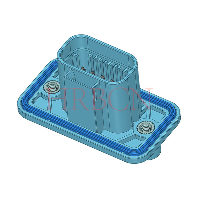 Vodotěsný napájecí konektor HRB 4,0 mm Wire To Wire s montáží na panel
