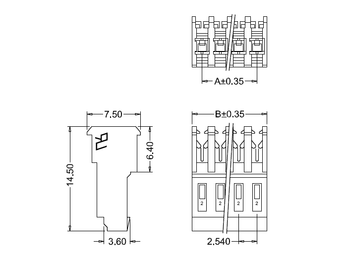 Rozměr M2051-N IDC
